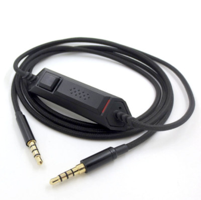 For Logitech G633G933 volume adjusting earphone cable CloudMIX Alpha audio cable