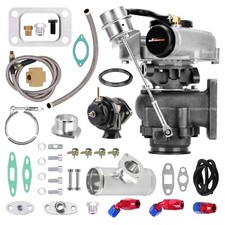 T3 T04e Turbo V-band Oil Cooled Internal Wastegateoil Returnfeed Line Bov