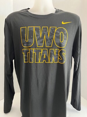 University of Wisconsin Oshkosh Titans Nike Dri Fit T Shirt Long