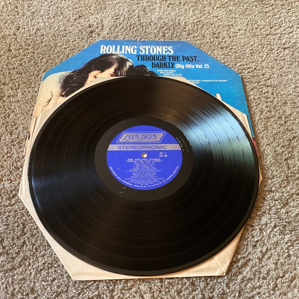 Rolling Stones‎ Through The Past, Darkly Big Hits Vol. 2 Vinyl LP