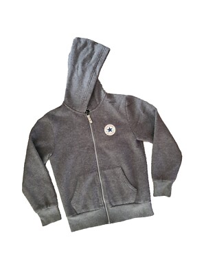 Converse All Star Hoodie mit durchgehendem Reißverschluss Größe UK S 8/10 Jahre