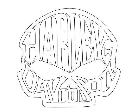 212 Main C99303 2 In. Harley Davidson Willie G. Skull Decals
