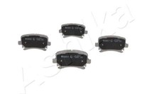 Ashika 51-00-00007 Bremsbelagsatz, Scheibenbremse Hinten FüR Audi Seat Skoda Vw