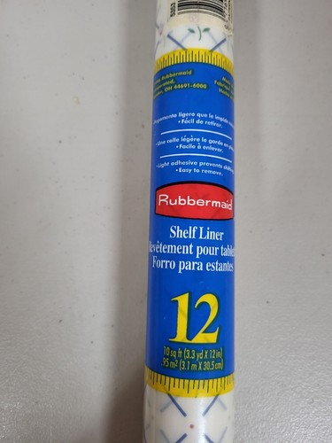 Vintage Rubbermaid Self Adhesive Shelf Liner Contact Paper Flower Pattern - Picture 2 of 5