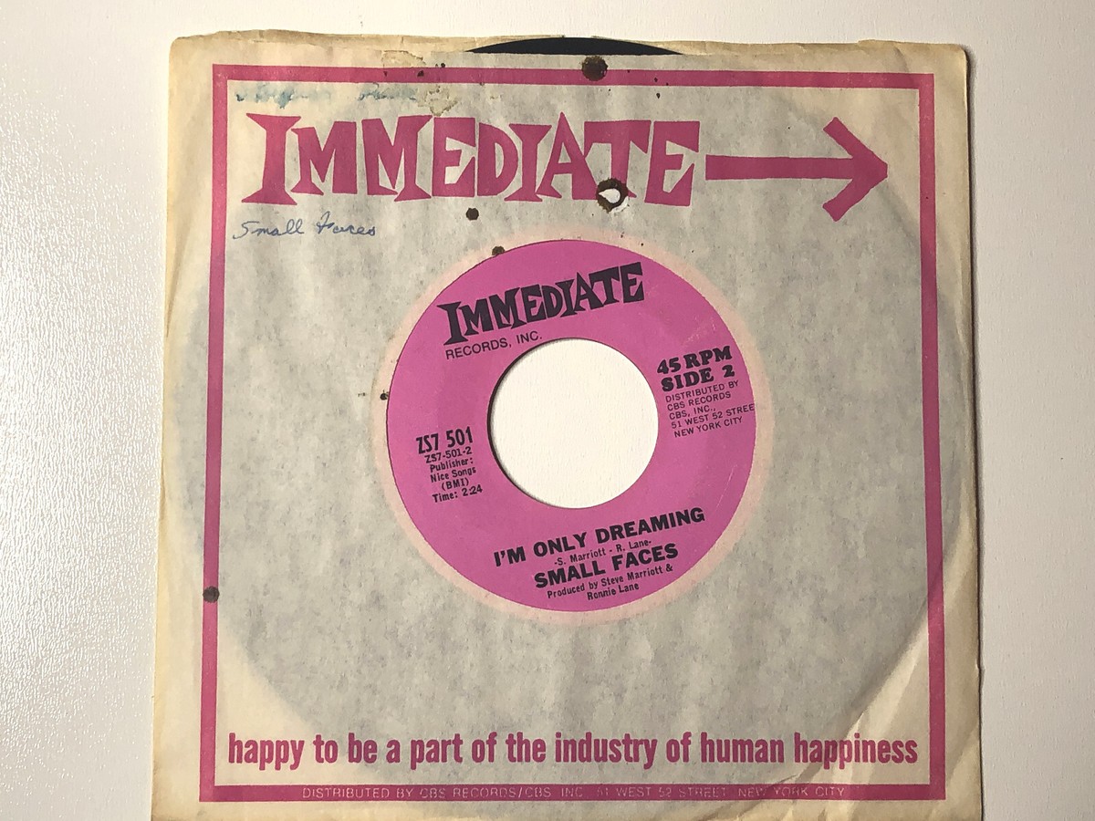 SMALL FACES - Itchycoo Park • Vinyl 45 RPM Record ZS7 501