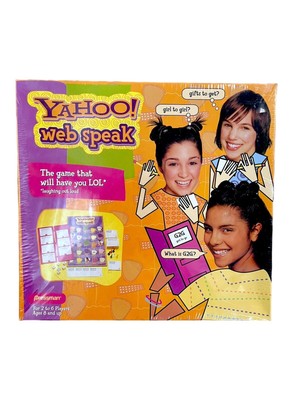 YAHOO! Web Speak Board Game Pressman 2002 - Sealed