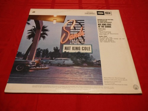 Nat King Cole At The Sands 1966 Mono LP Live Capitol MAS 2434 Ballerina Turner - Picture 10 of 11