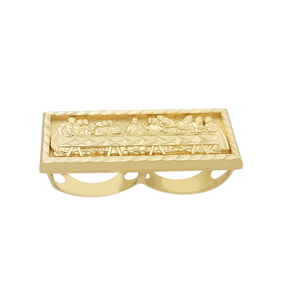 10k gold 2 finger ring deals