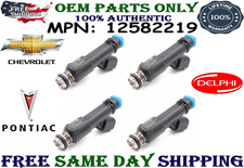 PACK OF 4 Delphi GENUINE Fuel Injectors for 2005-2010 Chevrolet Cobalt 2.2L I4
