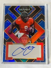 2022 Wild Card Auto Mania Blue Chigoziem Okonkwo Rookie Auto RC #AM-SQ4