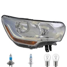 Scheinwerfer links inkl. Premium Lampen für Citroën C4 II B7 mit LWR Motor