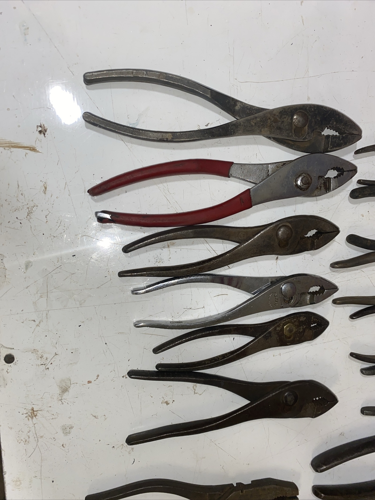 Lot 15 Vintage pliers Lineman Cutters CEE TEE ,Jp Danielson, Fuller