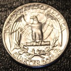 ** 1945-P  WASHINGTON  QUARTER  CHOICE  UNCIRCULATED   NICE - 90%  SILVER ** — photo 2