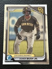 Homer Bush Jr 2024 Bowman Chrome Card #BCP-87