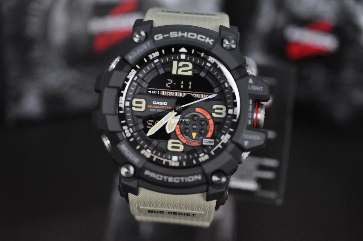  Casio G-Shock Mudmaster Twin Sensor Mens' Sports Watch (Black)  : Clothing, Shoes & Jewelry