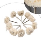 10Pc 1''Cotton Polishing Wheel Flannel Buffing Pad Brush For Rotary Tool