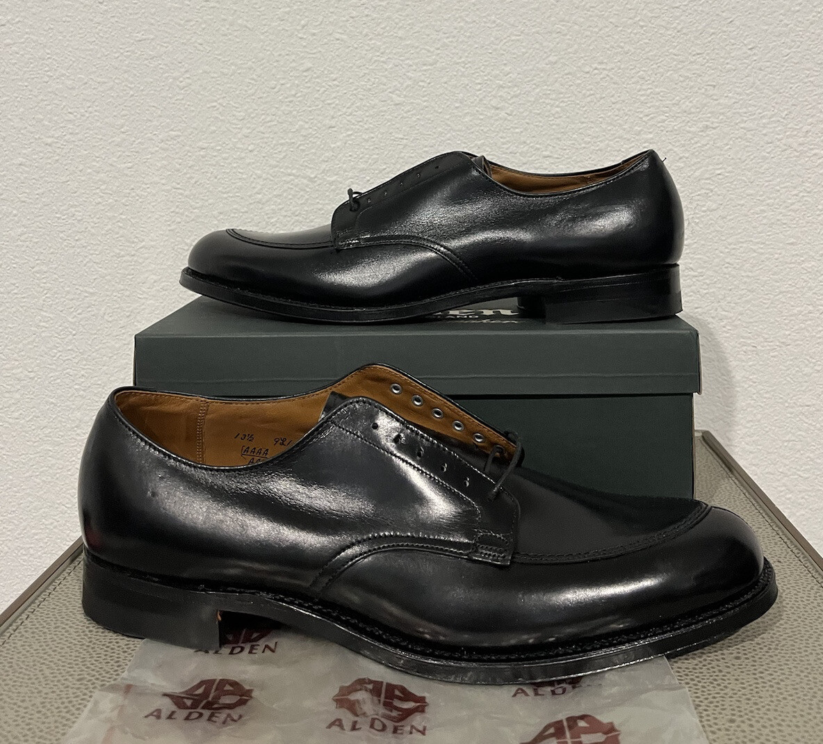 Makers V TIP BLUCHER Black cordovan 6h