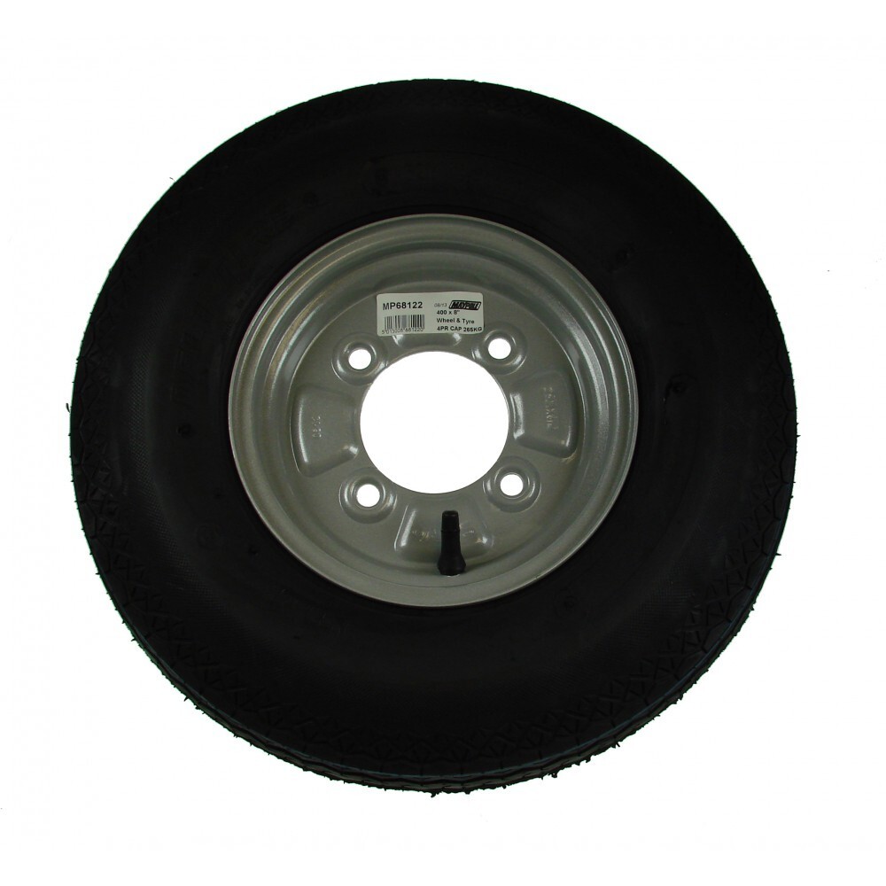 Maypole Wheel & Tyre 4"" x 8"" Fits Trailer High Speed Motorhome Caravan Spare