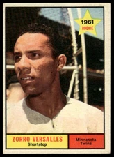 1961 Topps #21 Zorro Versalles RC
