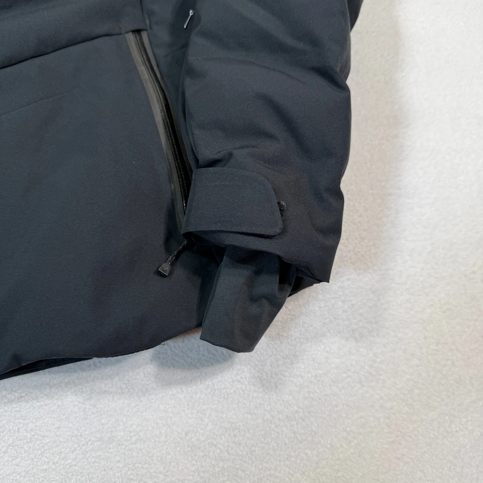 Chaqueta de plumón Obermeyer Cosima para mujer 16 negros bolsillos con cremallera esquí térmico Foto 3 de 4