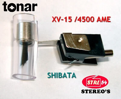 TONAR DIAMOND INTERNATIONAL Pour Pickering XV15/4500 AME - Stylet diamant SHIBATA Haute Qualité TONAR Japon