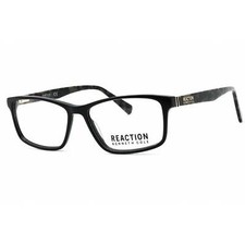 Kenneth Cole Reaction Men's Eyeglasses Shiny Black Square Full Rim KC0886 001