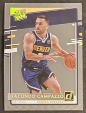 2020-21 Panini Clearly Donruss Facundo Campazzo Gold Mosaic RC #99 Rookie Card. rookie card picture