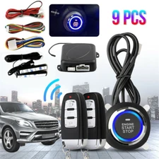Car Engine Start Keyless Entry Alarm System Push Button Remote Starter Stop Kit