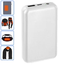 10000mAh Battery Pack for iPhone Android Heated Jacket Vest 5V/2A DC12V/2A
