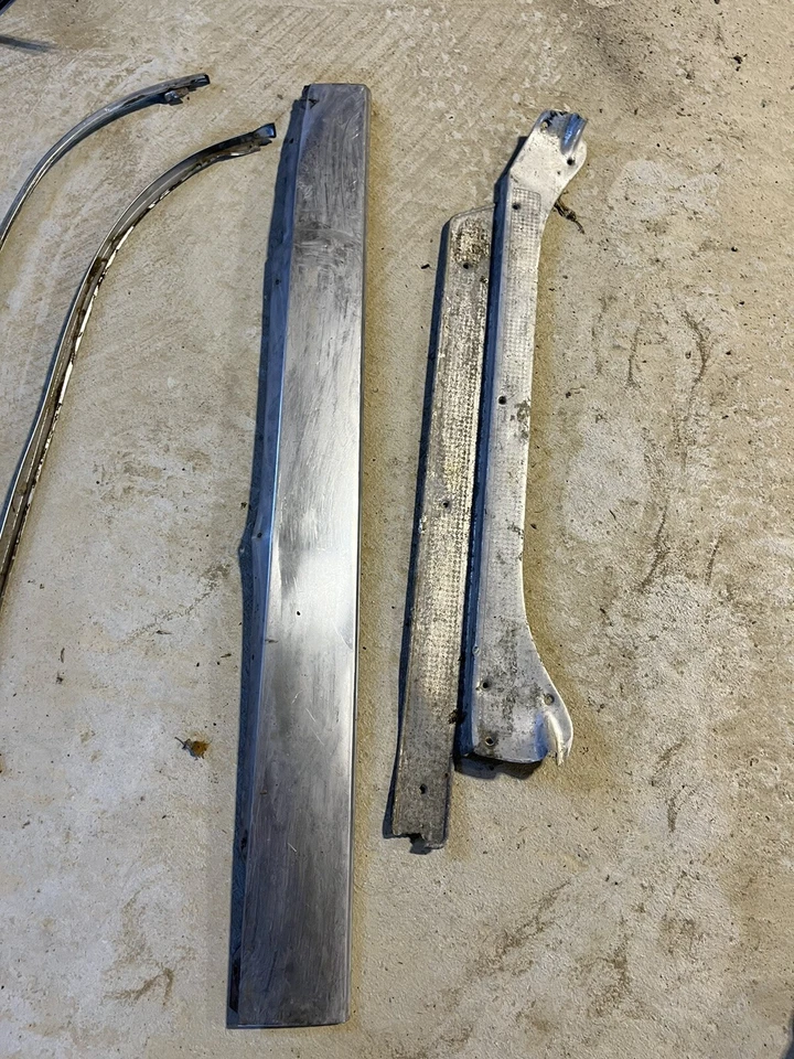 53 54 55 56 CADILLAC CADDY MOLDURA MIXTA ACERO INOXIDABLE MOLDURA LOTE BUICK OLDS Foto 2 de 4