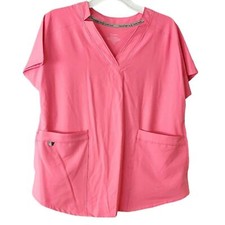 Cuddl Duds NWT Women's Medium Coral Scrub Top