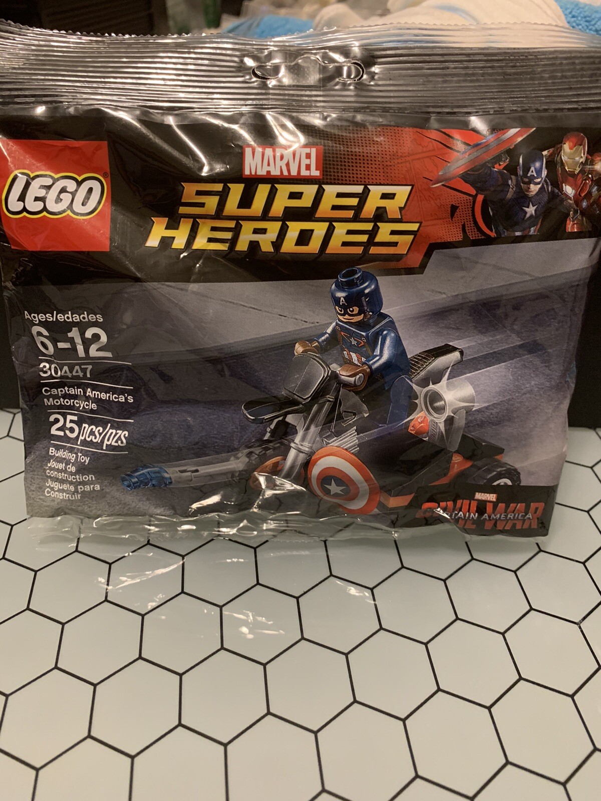 lego captain america polybag
