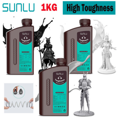 SUNLU 1KG High Tough Flexible Resin,3D Drucker Resin,405nm UV Curing,Flexible