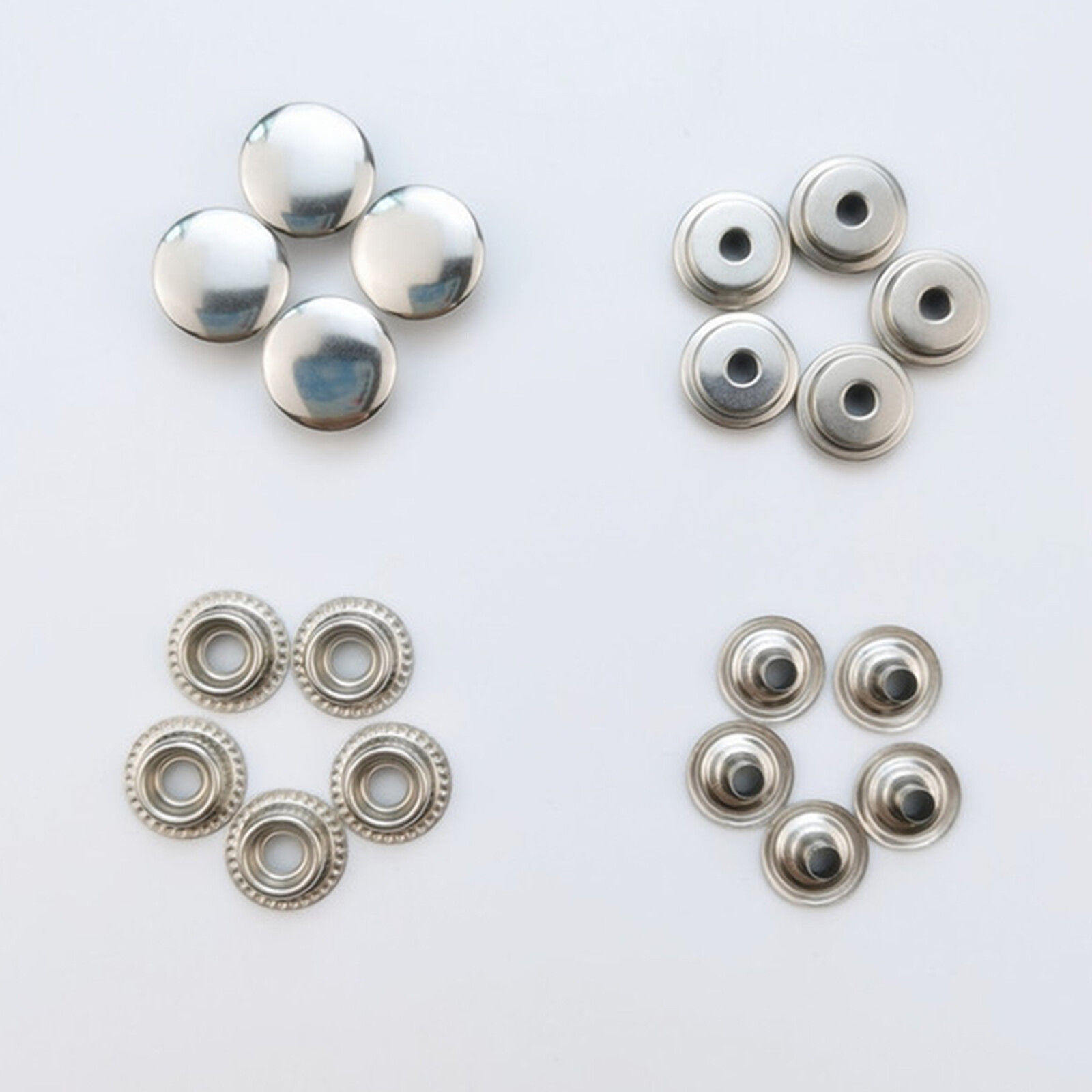 203Pcs Boat Cover Press Stud Snap Fasteners Screw Kit Canvas Canopy