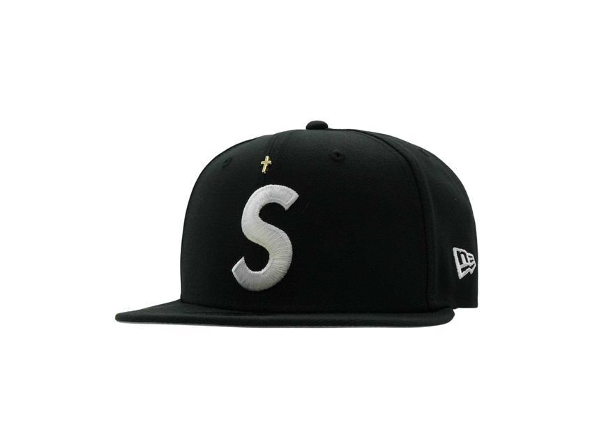 Supreme Gold Cross S Logo New Era Black | eBay Supreme Gold Cross S Logo New Era Black | eBay