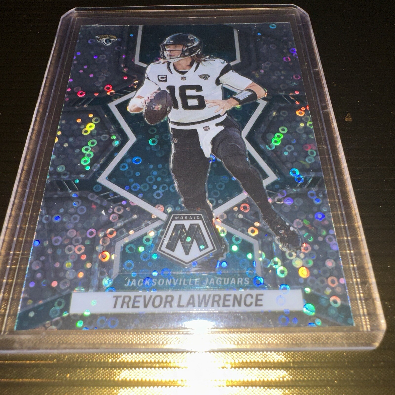 2022 Panini Mosaic #88 Trevor Lawrence Mosaic No Huddle Silver