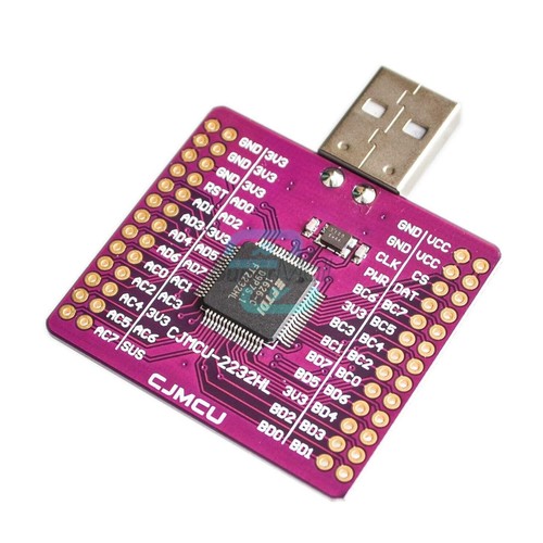USB 2.0 FT2232HL Development FT2232H USB to UART SPI I2C RS232 RS422 RS485 Board - Bild 11 von 20