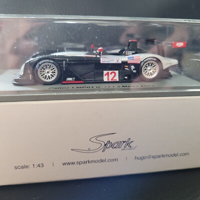 1:43 Spark Panoz Lmp07 #12 24H Le Mans 2001 Red SCPZ02 Modellino
