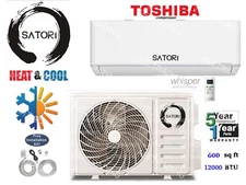 12,000 BTU Heat Pump Mini Split 110V 1 Ton With Kit and Wifi