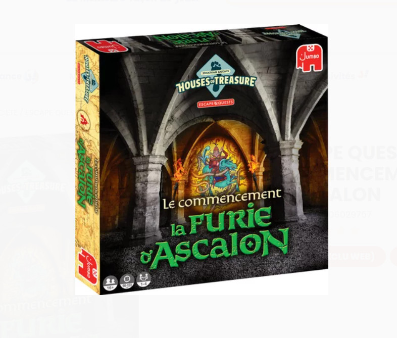 Jeux de société escape quest le commencement la furie d'ascalon neuf