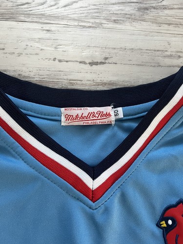 Ozzie Smith 1 St Louis Cardinals Vintage Baseball Jersey Mitchell And Ness Sz 50 - Picture 10 of 20