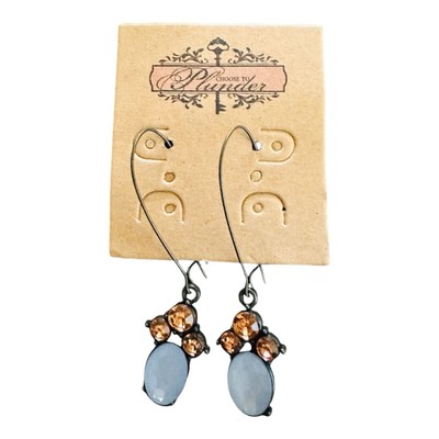 Plunder Artisan Style Bohemian Sunflower Daisy Earrings NWOT