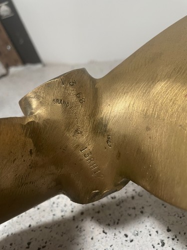Inboard Brass Bronze Propellers Prop Set 13" D X 12"P 1 1/4" Bore-Right&LeftRHLH - Picture 17 of 17