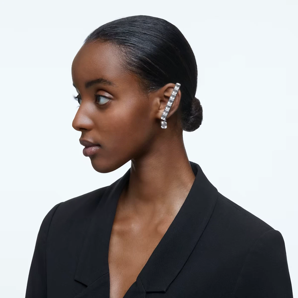 BNIB SWAROVSKI Millenia ear cuff Single Octagon cut White