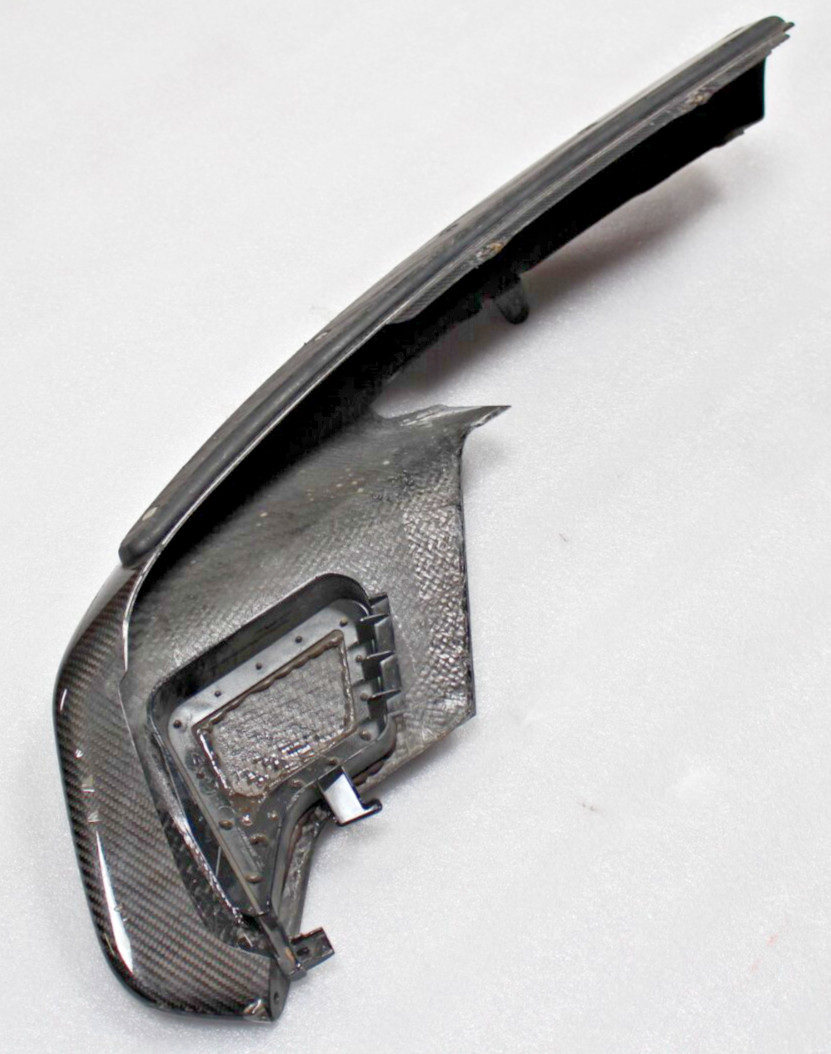 McLaren 570S, LH, Left, Carbon Fiber, Front Bumper Lip, Used, P/N 13A5281CP