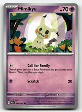 Mimikyu 42/94 Phantasmal Flames Common Pokemon TCG [NM]
