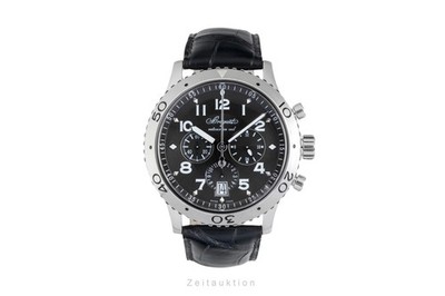 Breguet Type XXI Flyback Chronograph Automatik Stahl Herrenuhr Ref. 3810