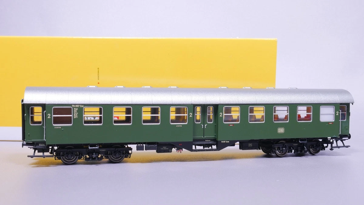 H0 DC Brawa 46060 Umbauwagen 2. Kl. B4yge 76 057 Esn DB OVP #ST_481