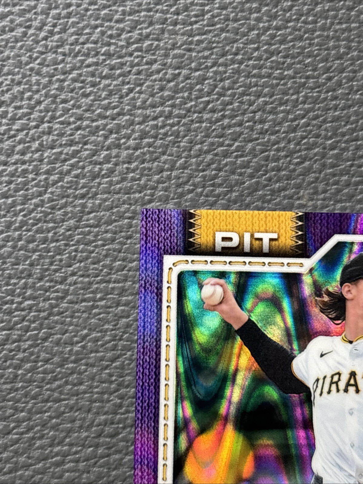 2026 Topps Chrome MLB Purple Refactor /75 Bubba Chandler Pittsburgh Pirates Auto view 2