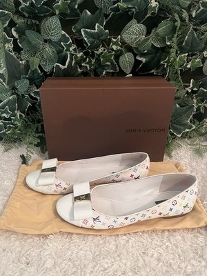 Louis Vuitton Shoes Womens Size 40 Monogram Multicolor Murakami Ballet Flats